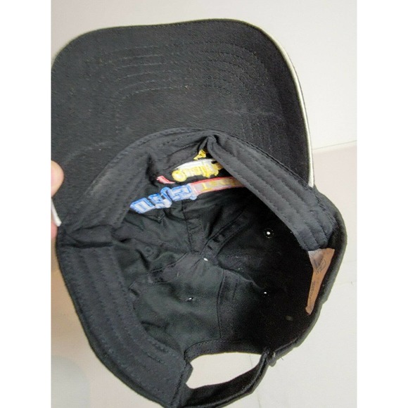 Vintage Mars Tech Qualified Certified Baseball Cap Hat Black‎ Strapback - Picture 2 of 8